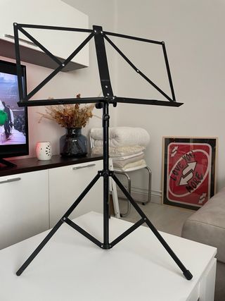 Atril plegable negro