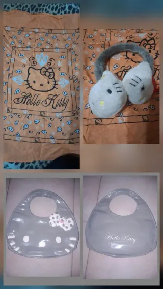 Lotto Hello Kitty: borsa, bandana, paraorecchie