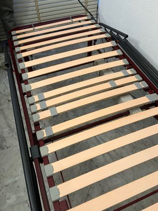 Cama Eléctrica Reclinable con Barandilla