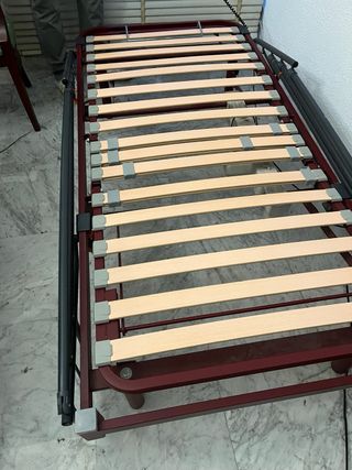 Cama Eléctrica Reclinable con Barandilla
