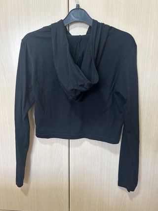 Sudadera Fila Negra con Capucha Talla S