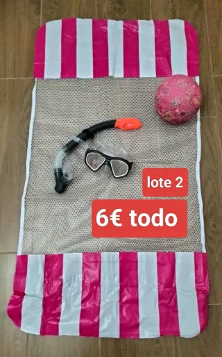Lote de juguetes de playa