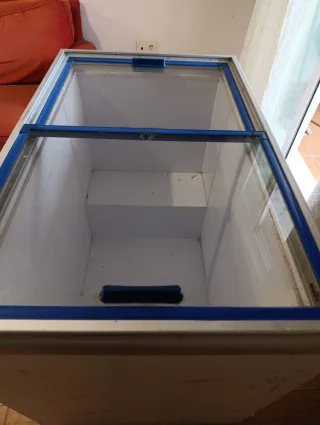 Congelador horizontal cristal