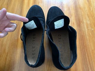 Selected Homme stringate scarpe eleganti scamoscia