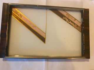 Vassoio vintage anni '50 33x19 cm