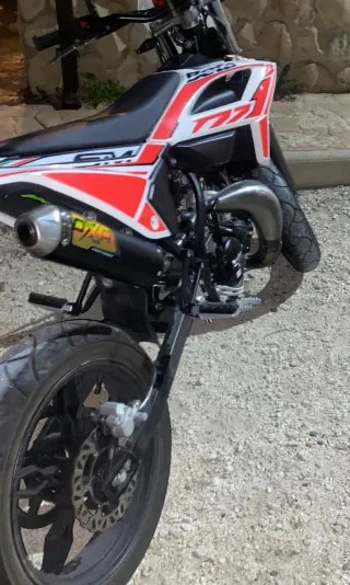 Tubo de escape Oxa para moto 50cc