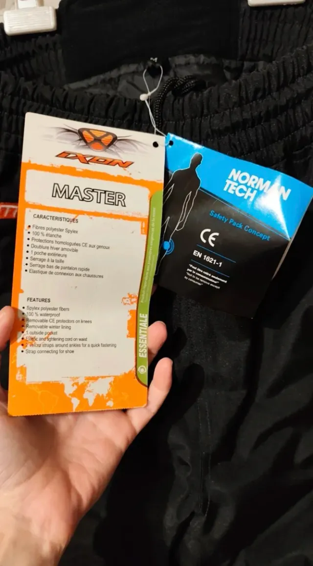 Pantalón hombre moto impermeable y forro ixon  M