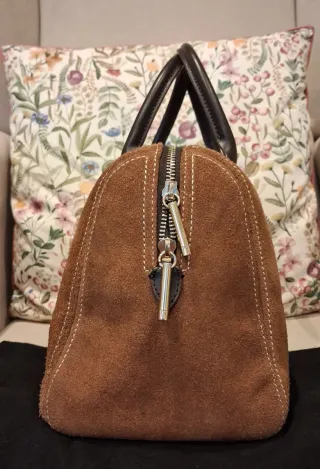 Bolso piel y ante Purificación Garcia