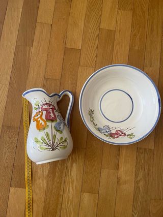 Jarra y plato