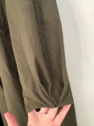 Gabardina Zara Verde