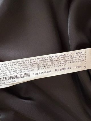 Gabardina Zara Verde