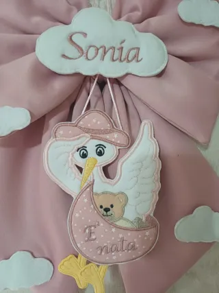 Fiocco nascita personalizzato