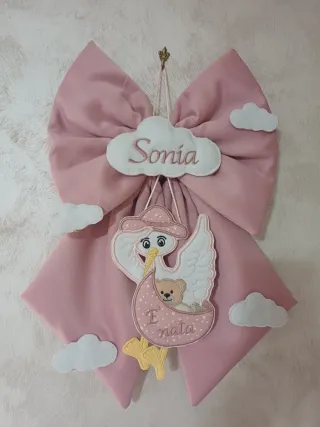 Fiocco nascita personalizzato