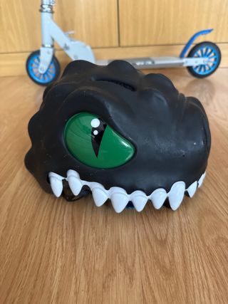 Patinete Oxelo + Casco Dinosaurio