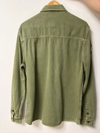 Camisa Zara Verde Militar