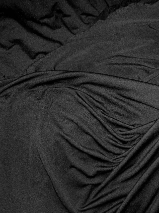 Tessuto Lycra Nera Leggera H 180