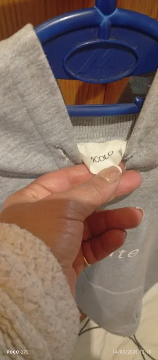 Lote Chaqueta marrón con capucha y pelo