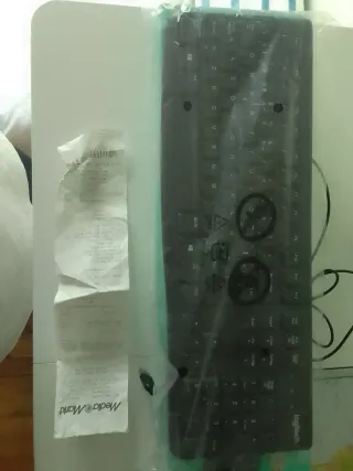 Tecldo y Ratón Logitech MK120 Negro