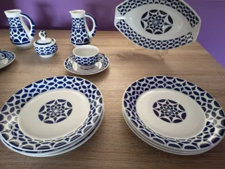Vajilla Sargadelos Azul y Blanca