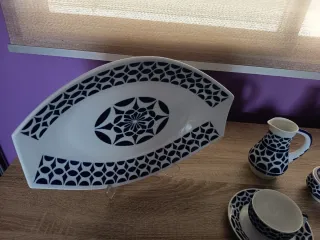 Vajilla Sargadelos Azul y Blanca