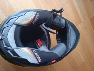 Casco LS2 FF396 DART FT2 TRON Negro/Amarillo ( L )