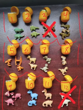 Kinder Dinosaurios Natoon Creo lote personalizable