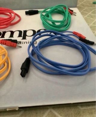 COMPEX 4 CABLES ORIGINALES PIN EUIPOS ACTUALES