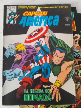Lote comic Vértice Capitan America Hombre Hierro