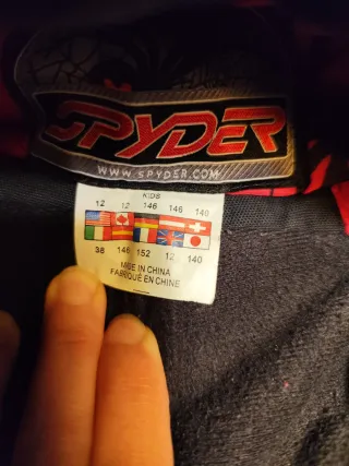 Traje de esquí Spyder 10-12 años