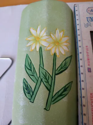 Umidificatore terracotta decorato fiori