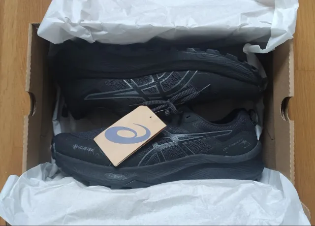 Zapatillas Asics Trabuco 11 GTX Negras/Grises