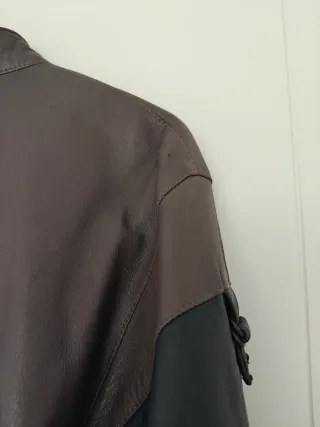 Chaqueta bomber vintage piel