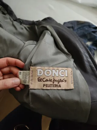 Chaqueta bomber vintage piel