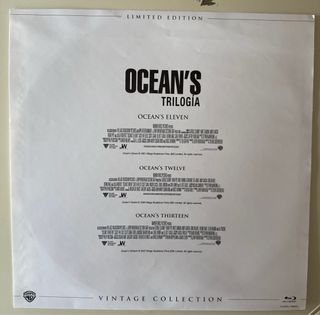 Ocean's Trilogy Blu-ray Edición Limitada