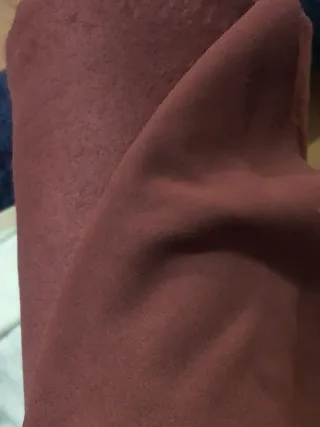 Tessuto vellutino opaco tipo alcantara mattone