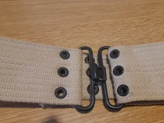 Cinturón militar beige