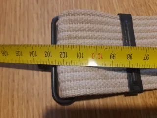 Cinturón militar beige