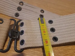 Cinturón militar beige