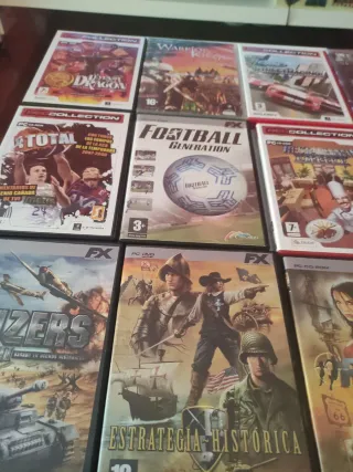 13 Juegos PC DVD TODOS 15 UD 2 EUROS