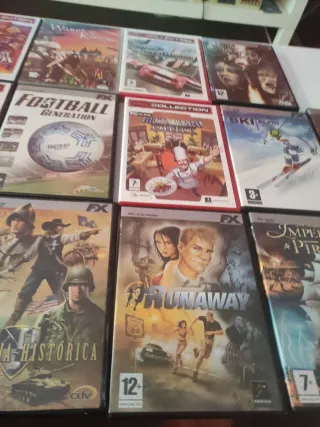 13 Juegos PC DVD TODOS 15 UD 2 EUROS