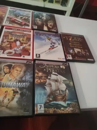 13 Juegos PC DVD TODOS 15 UD 2 EUROS