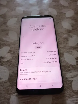 Samsung Galaxy S8+ Negro