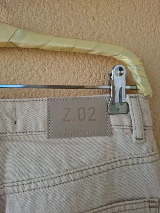 Jeans Z.02 Straight tiro alto