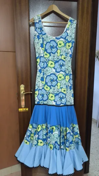 Traje de flamenca estampado floral