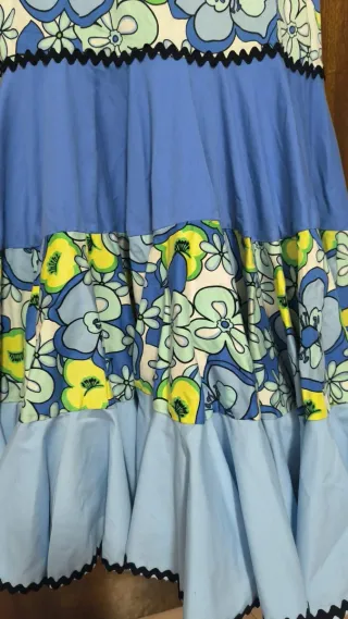 Traje de flamenca estampado floral