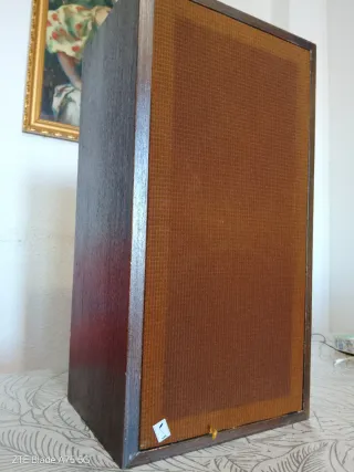 2 Altavoces Antiguos Madera Años 70
