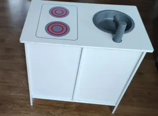 Cocina de madera para niñas