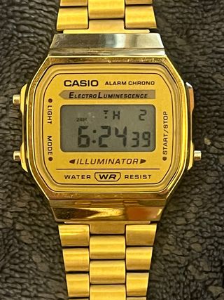 Reloj Casio Dorado Digital