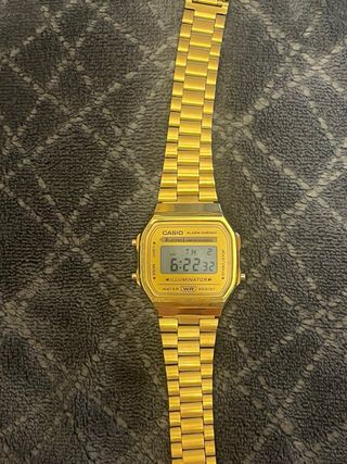 Reloj Casio Dorado Digital