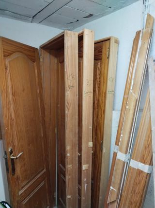 Puertas de madera maciza